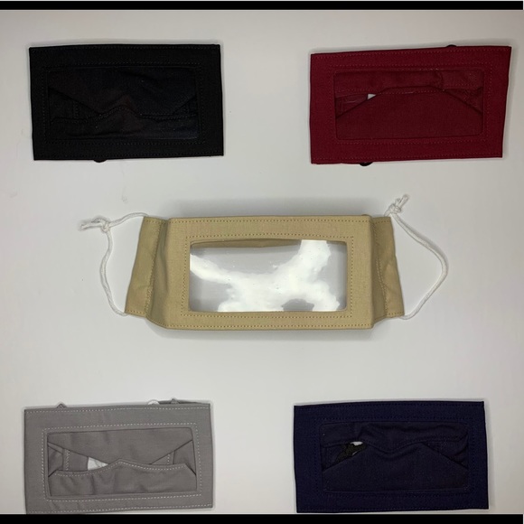 ONE SIZE Unisex Transparent Face Mask | Comfy! - Picture 2 of 3